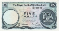 Royal Bank Of Scotland Plc 1 And 5 Pounds 5 Pounds,  5. 1. 1983